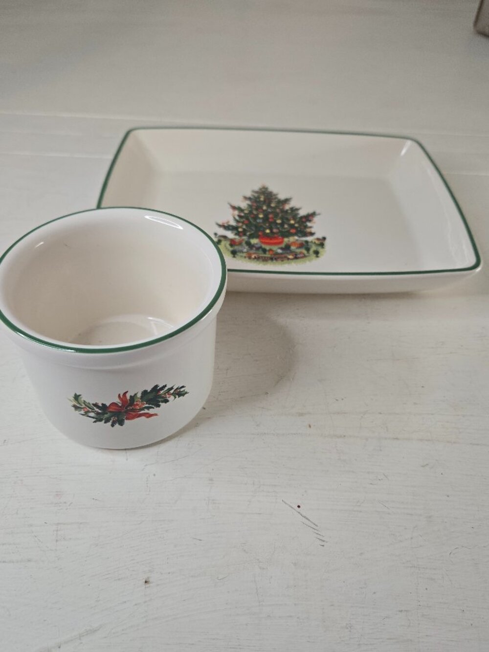 Pfaltzgraff Christmas Heritage Little Dipper Set 012-784-00 New in Box 2000